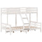 vidaXL Bunk Bed without Mattress 80x200/120x200 cm White Solid Wood