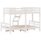 vidaXL Bunk Bed without Mattress 80x200/120x200 cm White Solid Wood