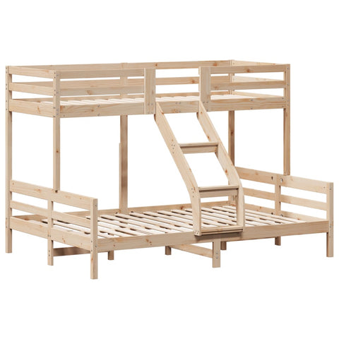 vidaXL Bunk Bed without Mattress 80x200/140x200 cm Solid Wood