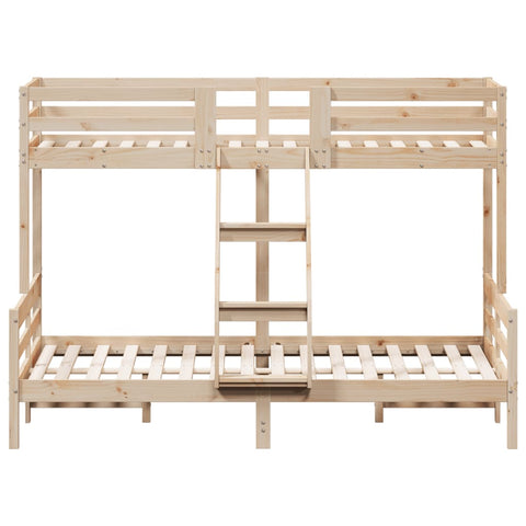 vidaXL Bunk Bed without Mattress 80x200/140x200 cm Solid Wood