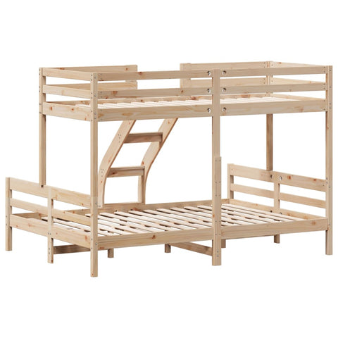 vidaXL Bunk Bed without Mattress 80x200/140x200 cm Solid Wood
