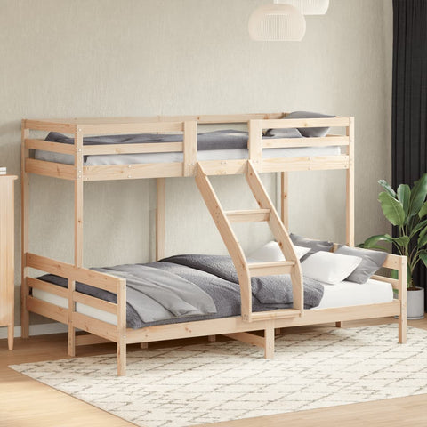 vidaXL Bunk Bed without Mattress 80x200/140x200 cm Solid Wood