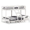 vidaXL Bunk Bed without Mattress 80x200/140x200 cm White Solid Wood