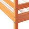 vidaXL Bunk Bed without Mattress 90x200/140x200 cm Wax Brown Solid Wood