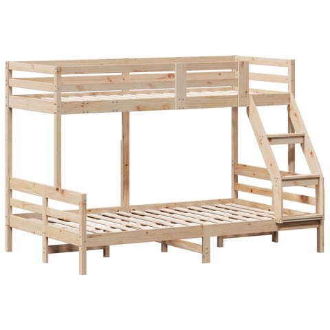 vidaXL Bunk Bed without Mattress 80x200/120x200 cm Solid Wood