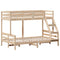 vidaXL Bunk Bed without Mattress 80x200/120x200 cm Solid Wood