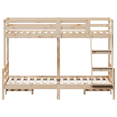 vidaXL Bunk Bed without Mattress 80x200/120x200 cm Solid Wood
