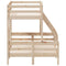 vidaXL Bunk Bed without Mattress 80x200/120x200 cm Solid Wood