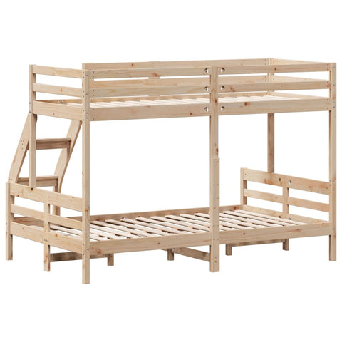 vidaXL Bunk Bed without Mattress 80x200/120x200 cm Solid Wood
