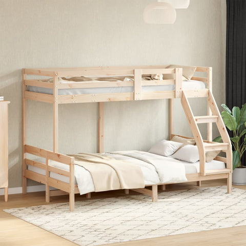 vidaXL Bunk Bed without Mattress 80x200/120x200 cm Solid Wood