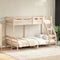 vidaXL Bunk Bed without Mattress 80x200/120x200 cm Solid Wood