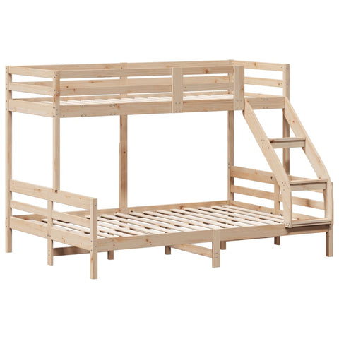 vidaXL Bunk Bed without Mattress 90x200/140x200 cm Solid Wood