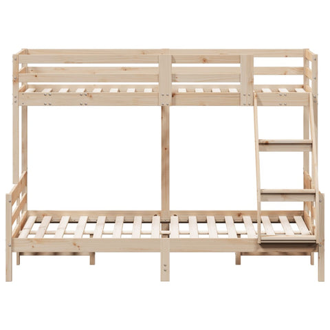 vidaXL Bunk Bed without Mattress 90x200/140x200 cm Solid Wood