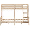 vidaXL Bunk Bed without Mattress 90x200/140x200 cm Solid Wood