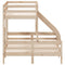 vidaXL Bunk Bed without Mattress 90x200/140x200 cm Solid Wood