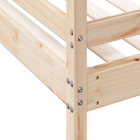 vidaXL Bunk Bed without Mattress 90x200/140x200 cm Solid Wood