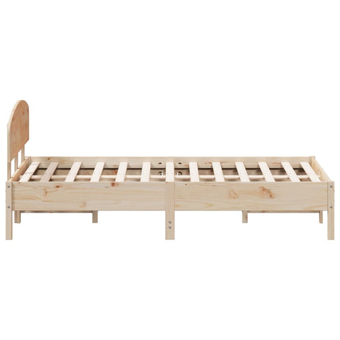 vidaXL Bed Frame without Mattress 140x200 cm Solid Wood Pine