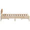 vidaXL Bed Frame without Mattress 140x200 cm Solid Wood Pine