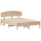 vidaXL Bed Frame without Mattress 140x190 cm Solid Wood Pine