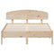 vidaXL Bed Frame without Mattress 140x190 cm Solid Wood Pine
