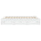 vidaXL Bed Frame with Drawers without Mattress White 200x200 cm