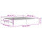 vidaXL Bed Frame with Drawers without Mattress White 200x200 cm