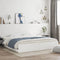 vidaXL Bed Frame with Drawers without Mattress White 200x200 cm