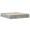 vidaXL Bed Frame with Drawers without Mattress Concrete Grey 180x200 cm Super King