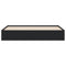 vidaXL Bed Frame with Drawers without Mattress Black 160x200 cm