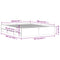 vidaXL Bed Frame with Drawers without Mattress Concrete Grey 160x200 cm