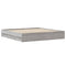 vidaXL Bed Frame with Drawers without Mattress Grey Sonoma 160x200 cm