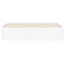 vidaXL Bed Frame with Drawers without Mattress White 150x200 cm King Size