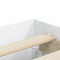 vidaXL Bed Frame with Drawers without Mattress White 150x200 cm King Size