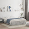 vidaXL Bed Frame with Drawers without Mattress Concrete Grey 150x200 cm King Size