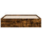 vidaXL Bed Frame with Drawers without Mattress Smoked Oak 150x200 cm King Size