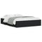 vidaXL Bed Frame with Drawers without Mattress Black 140x200 cm
