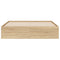 vidaXL Bed Frame with Drawers without Mattress Sonoma Oak 140x200 cm