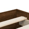 vidaXL Bed Frame with Drawers without Mattress Brown Oak 140x200 cm