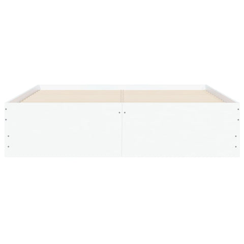 vidaXL Bed Frame with Drawers without Mattress White 120x200 cm