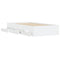 vidaXL Bed Frame with Drawers without Mattress White 90x200 cm