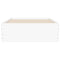 vidaXL Bed Frame with Drawers without Mattress White 90x200 cm