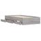 vidaXL Bed Frame with Drawers without Mattress Grey Sonoma 90x200 cm