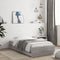 vidaXL Bed Frame with Drawers without Mattress Grey Sonoma 90x200 cm