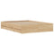vidaXL Bed Frame with Drawers without Mattress Sonoma Oak 140x190 cm
