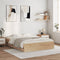 vidaXL Bed Frame with Drawers without Mattress Sonoma Oak 140x190 cm