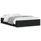 vidaXL Bed Frame with Drawers without Mattress Black 120x190 cm Small Double