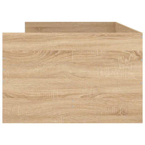 vidaXL Bed Frame with Drawers without Mattress Sonoma Oak 100x200 cm