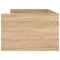 vidaXL Bed Frame with Drawers without Mattress Sonoma Oak 100x200 cm