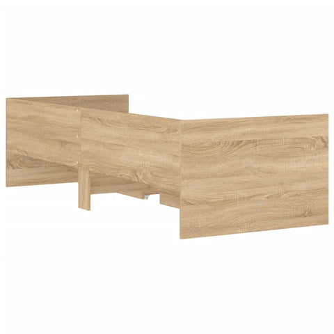 vidaXL Bed Frame with Drawers without Mattress Sonoma Oak 100x200 cm