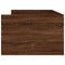 vidaXL Bed Frame with Drawers without Mattress Brown Oak 100x200 cm